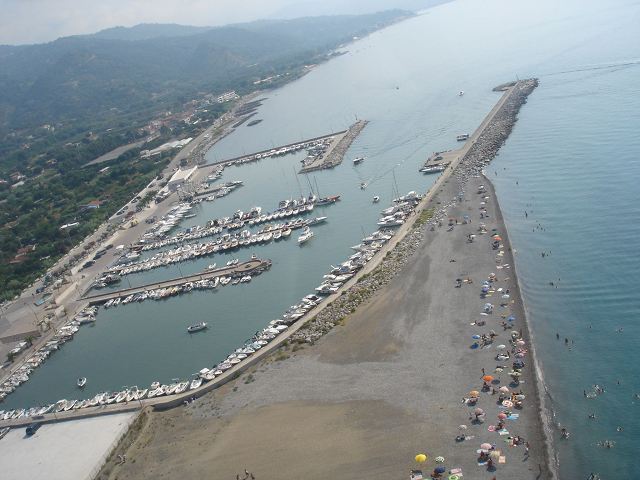 Vista aerea del Porto di Policastro Bussentino